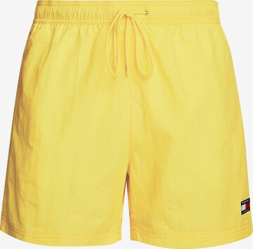 Tommy Jeans Board Shorts 'Heritage' in Yellow: front