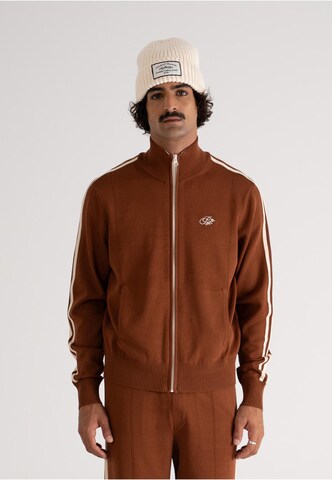 Prohibited Kardigan – hnědá: přední strana