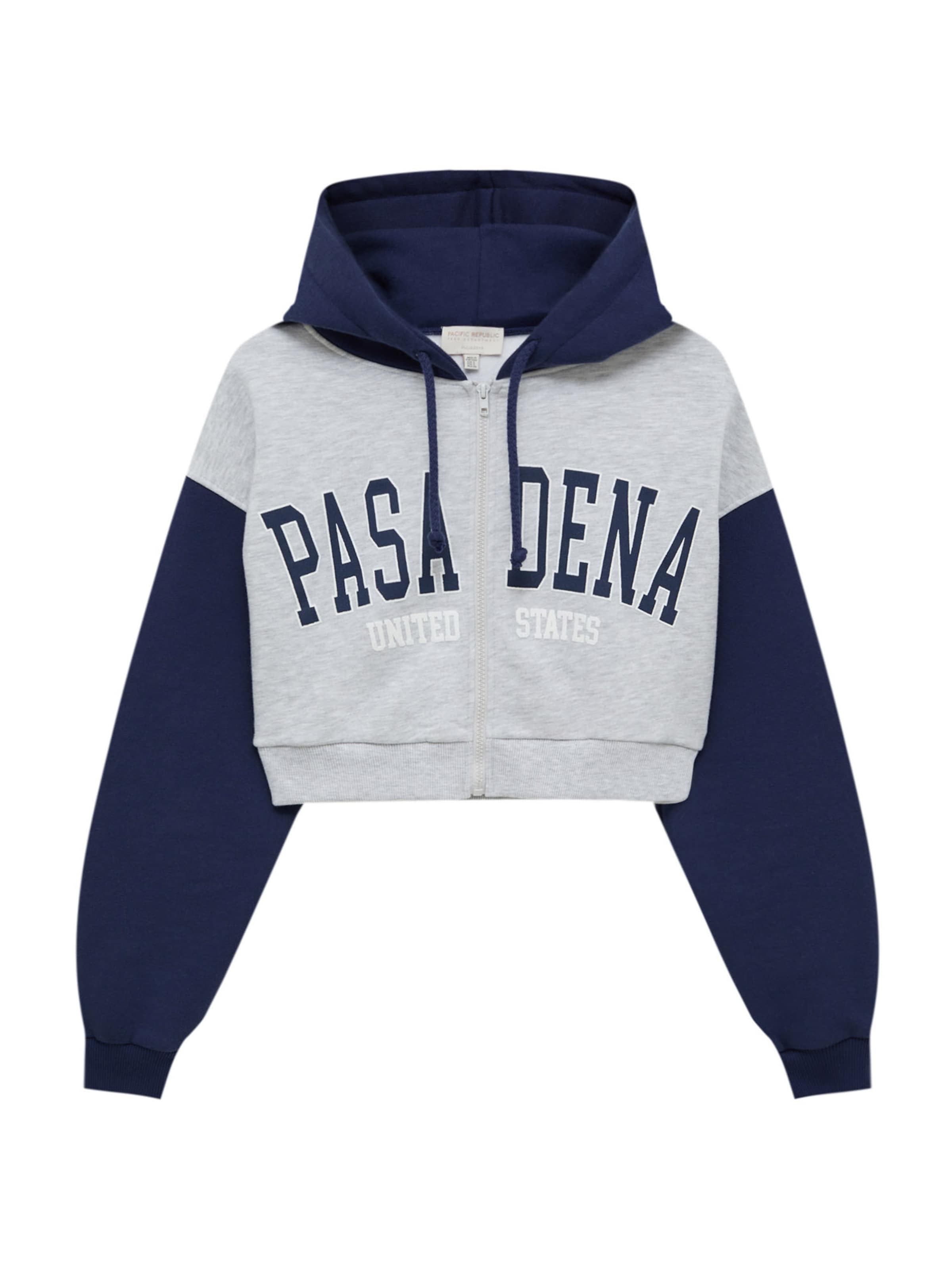 Hanorac de la Pull&Bear pe gri: față