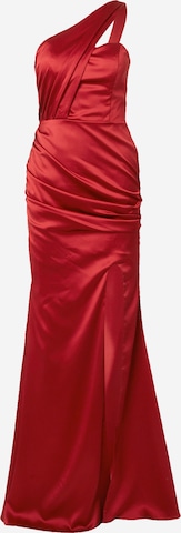 Unique Evening Dress in Red: front
