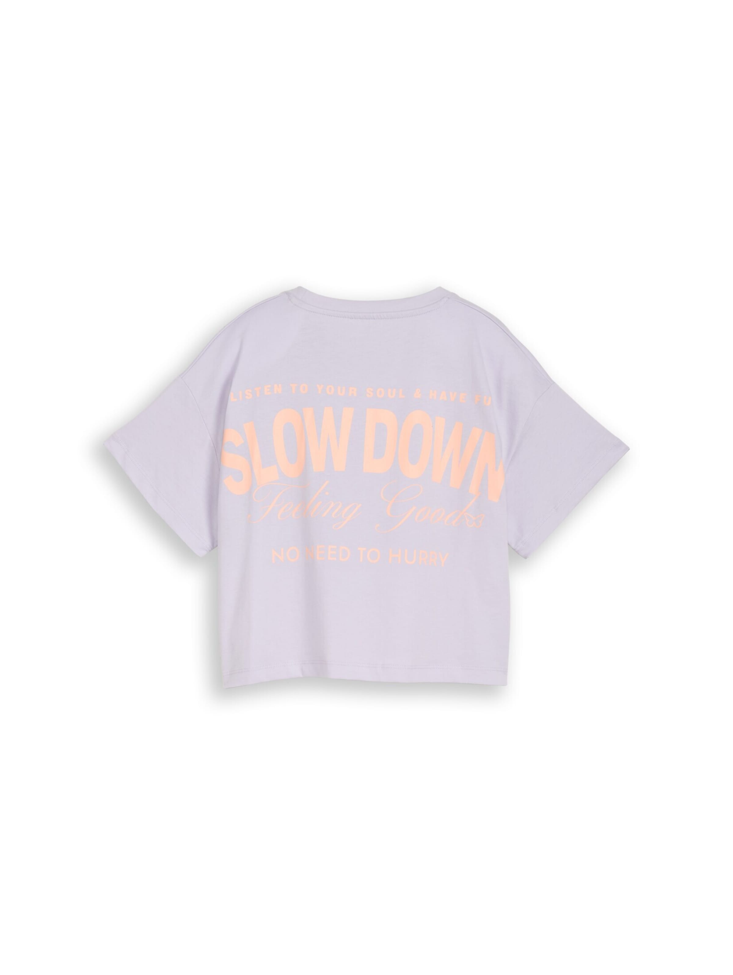 TOM TAILOR Shirt in Lila: voorkant