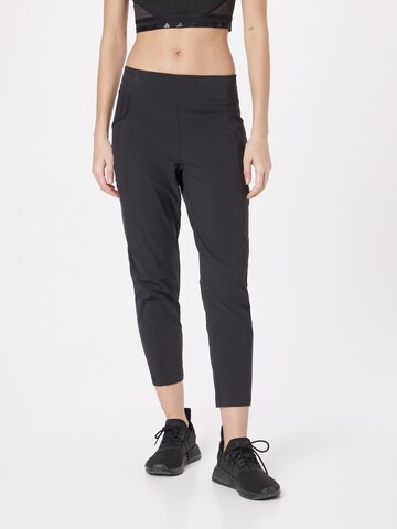 ADIDAS GOLF Slim fit Workout Pants in Black: front