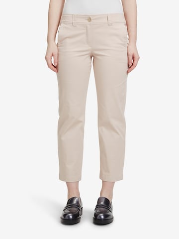 Betty & Co Loosefit Chino-Hose mit Taschen in Beige: predná strana