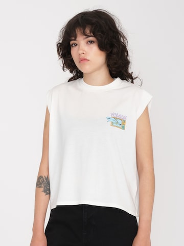 T-shirt 'FRENCHSURF' Volcom en blanc : devant