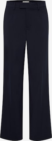 PULZ Jeans Wide leg Pleated Pants 'PZBINDY HW' in Blue: front