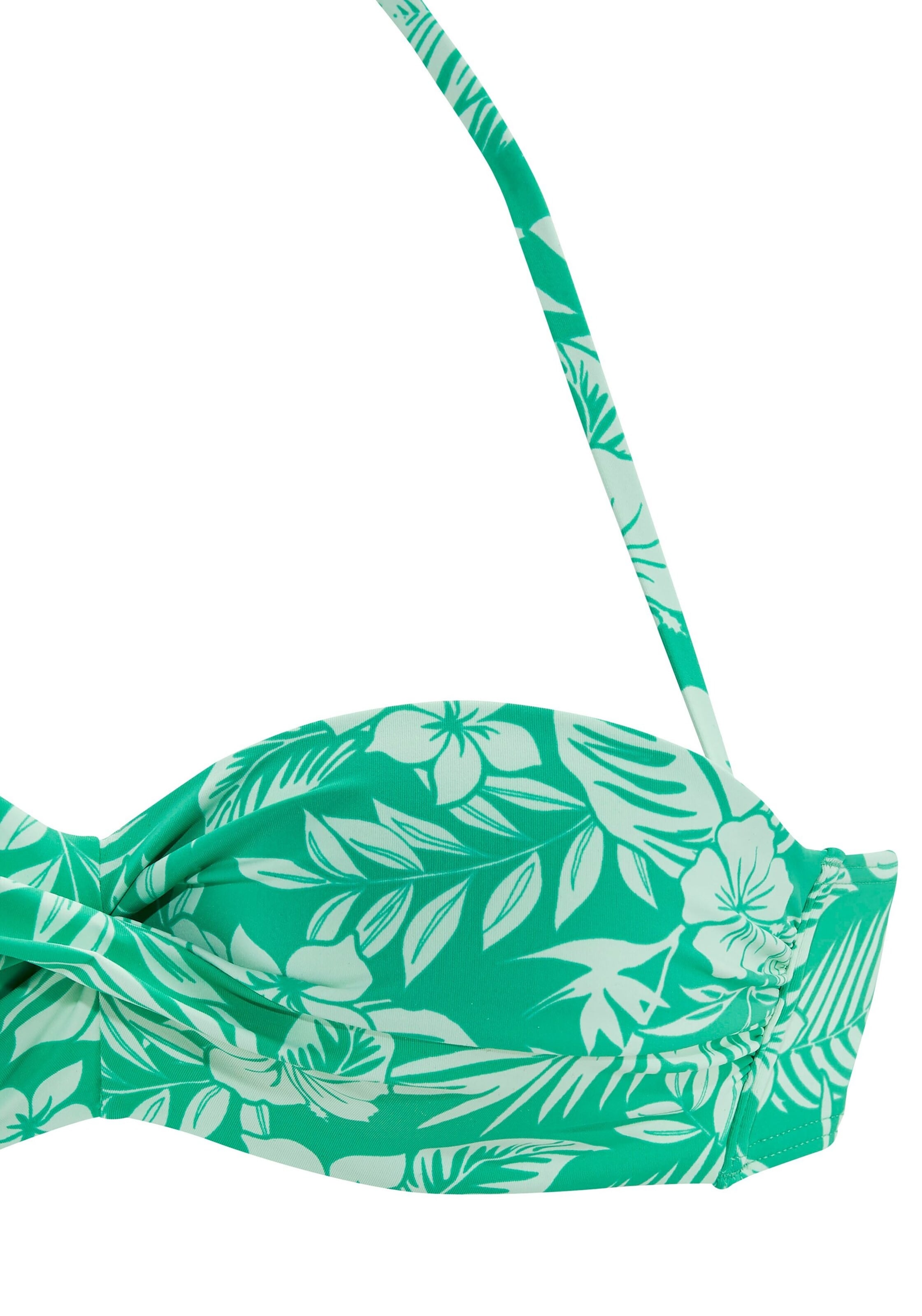 VENICE BEACH Õlapaelteta Bikiinitopp, värv roheline