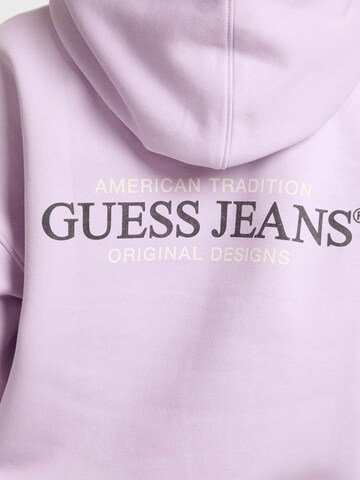 GUESS JEANS Sweatshirt in Purple