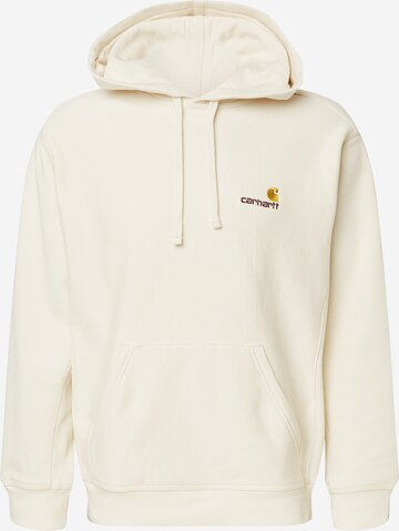 Carhartt WIP Sweatshirt 'American Script' i beige: forside