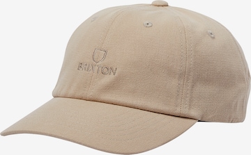 Brixton Cap 'ALPHA' in Beige: front