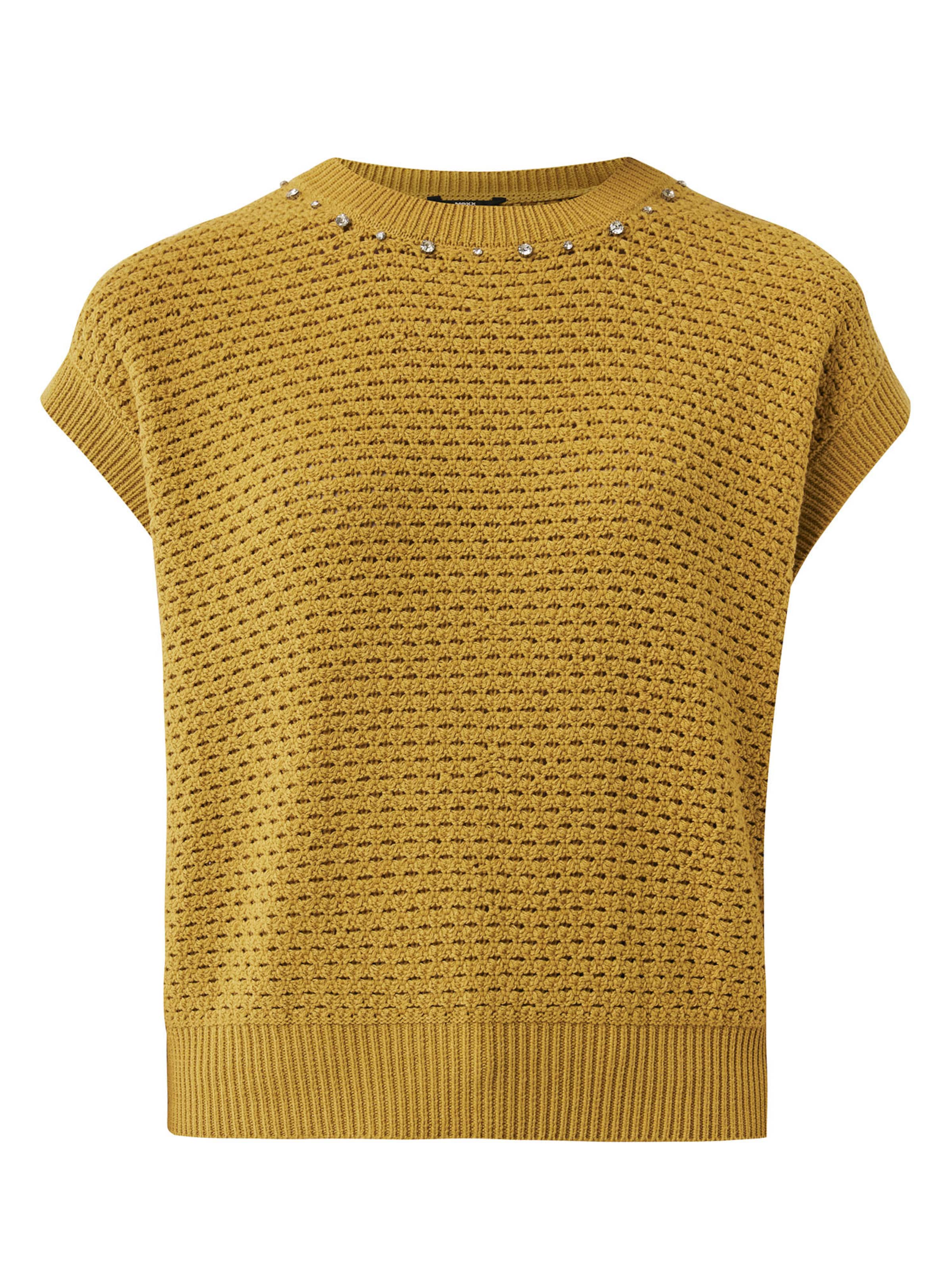 MEXX - Pullover 'Fancy' em amarelo: frente