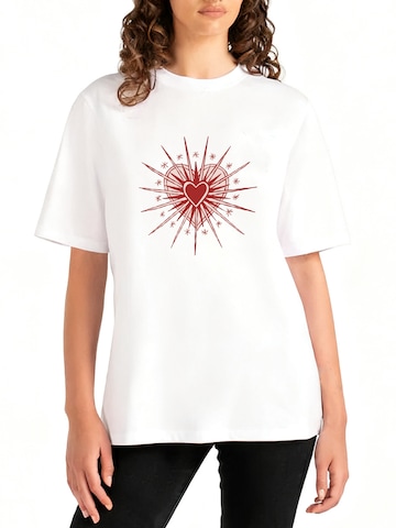 GORHEY - Camiseta en blanco: frente