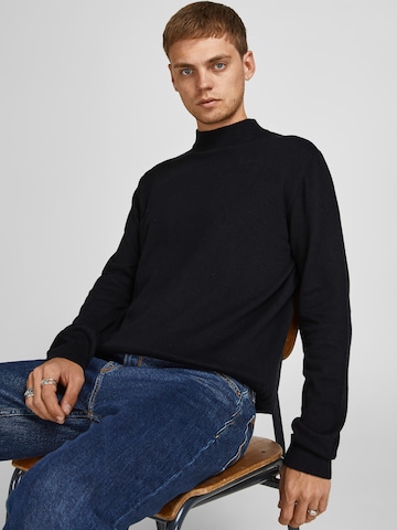 JACK & JONES Sweter w kolorze czarny