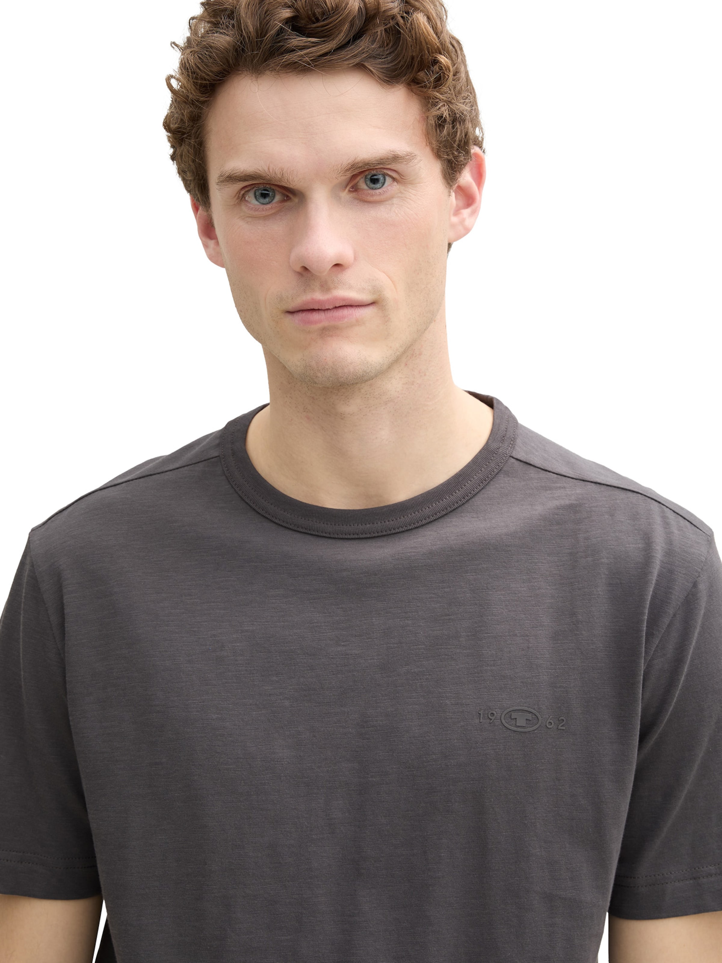 TOM TAILOR Shirt in Grey