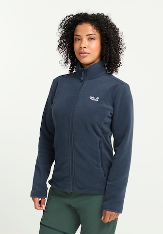 JACK WOLFSKIN Fleecejacke in Blau: Vorderseite
