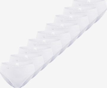 SLOGGI Slip '24/7 Cotton Lace' in Weiß: Vorderseite