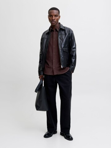 JACK & JONES - Ajuste confortable Camisa en negro