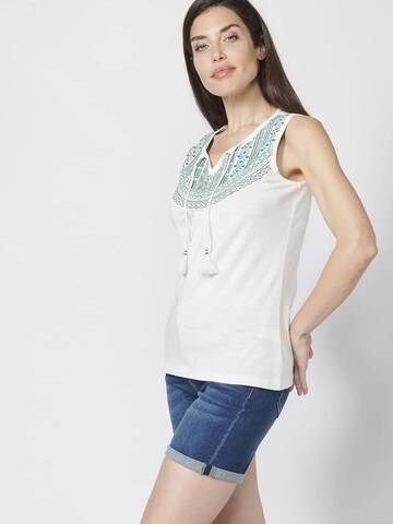 KOROSHI Top in White