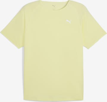 T-Shirt fonctionnel 'Cloudspun' PUMA en jaune : devant