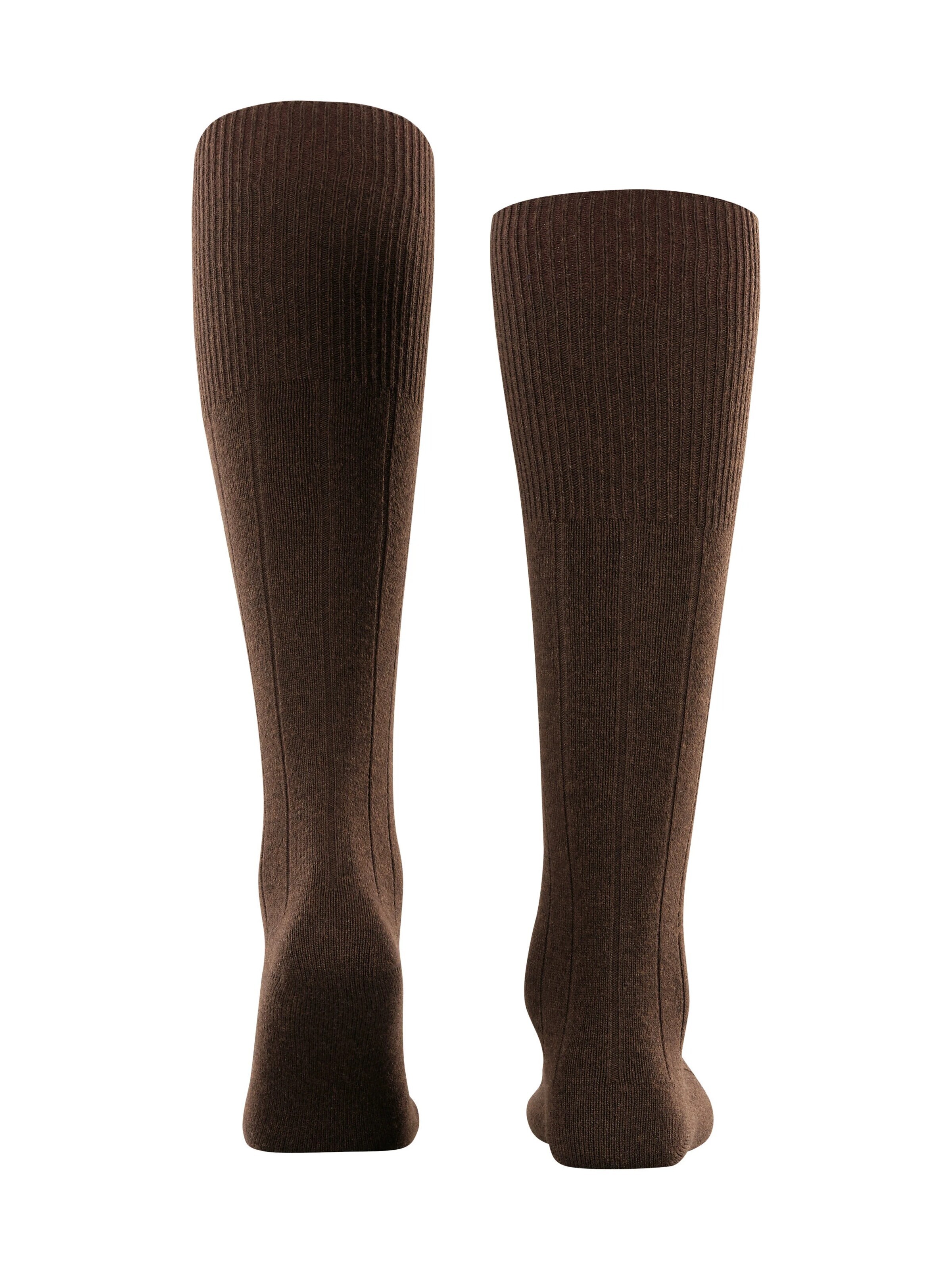 FALKE Knee High Socks 'Lhasa Rib' in Brown