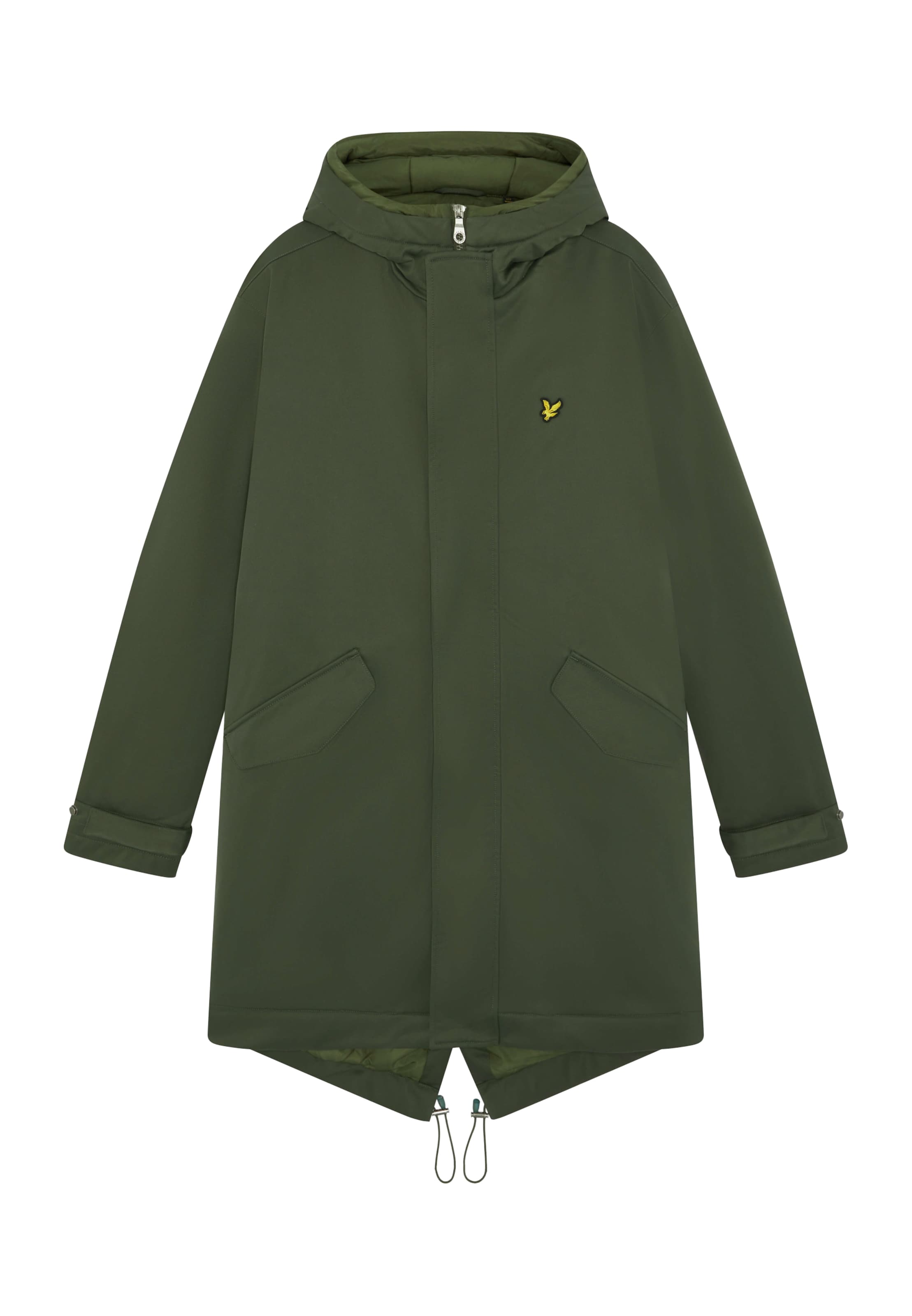 Lyle & Scott Ανοιξιάτικο ή φθινοπωρινό παρκά σε πράσινο: μπροστά