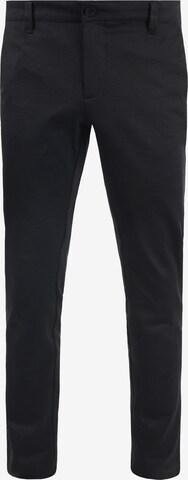 INDICODE JEANS Regular Chino Pants 'Koldart' in Black: front