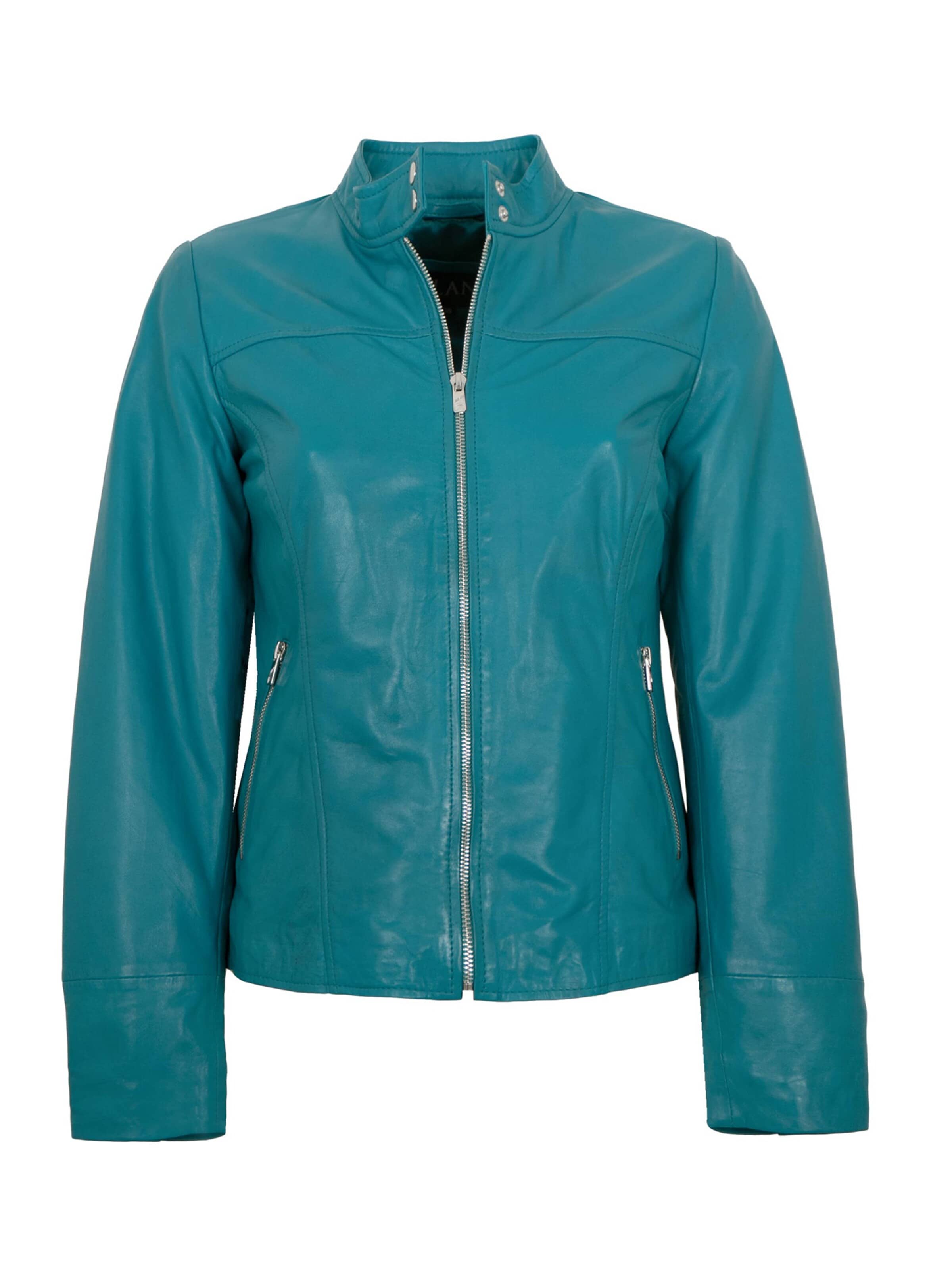 Jilani Between-season jacket 'Lexa' in Blue: front