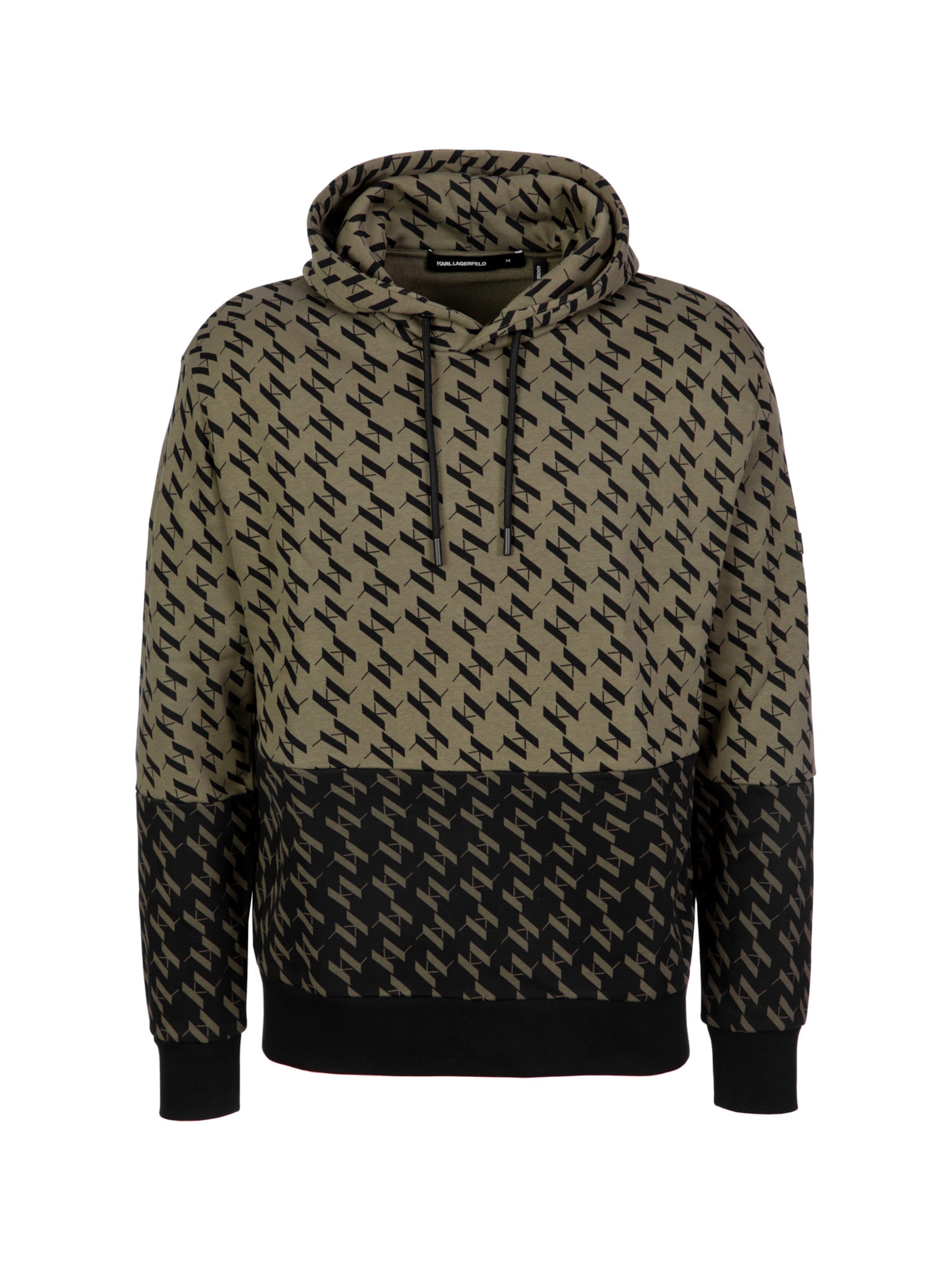 Felpa di Karl Lagerfeld in verde: frontale