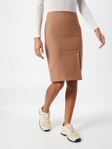 IMPERIAL Skirt in Brown: front