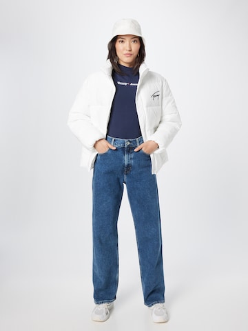 Tommy Jeans Zimska jakna | bela barva