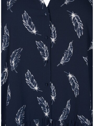 Zizzi - Vestido camisero 'XANNI' en azul