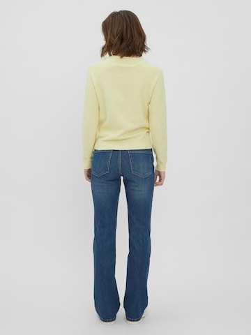 VERO MODA Sweater 'Doffy' in Yellow