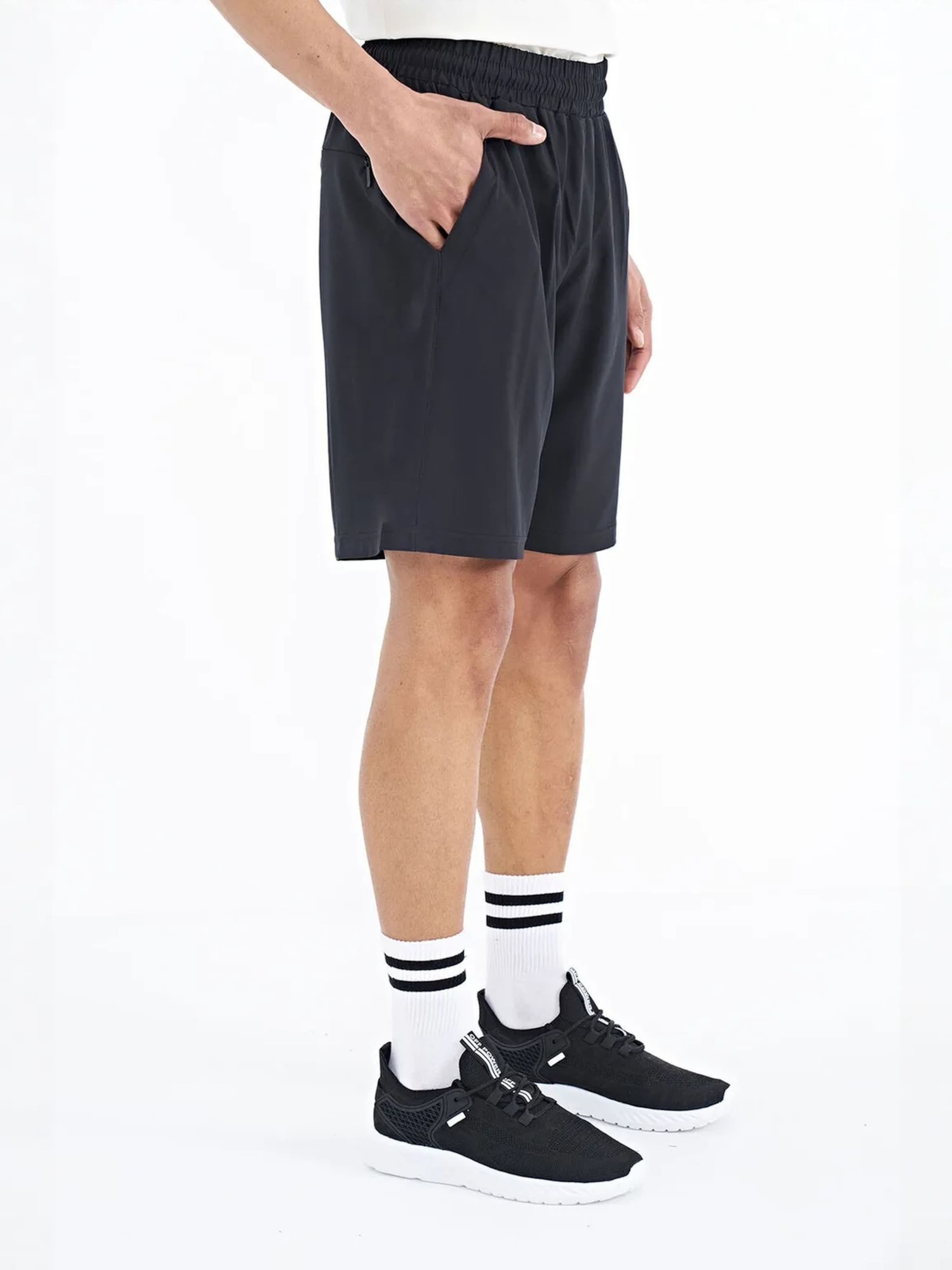 Wide leg Pantaloni di Tommy Life in nero