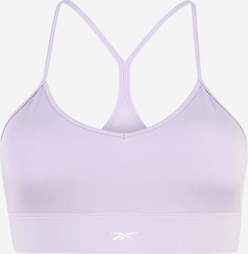 Reebok Sports-BH i lilla: forside