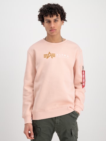 ALPHA INDUSTRIES Sweatshirt i rosa: forside