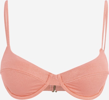 RIP CURL T-shirt Bikini Top in Orange: front