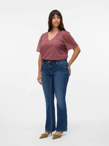 Vero Moda Curve Flared Jeans 'FLASH' in Blue