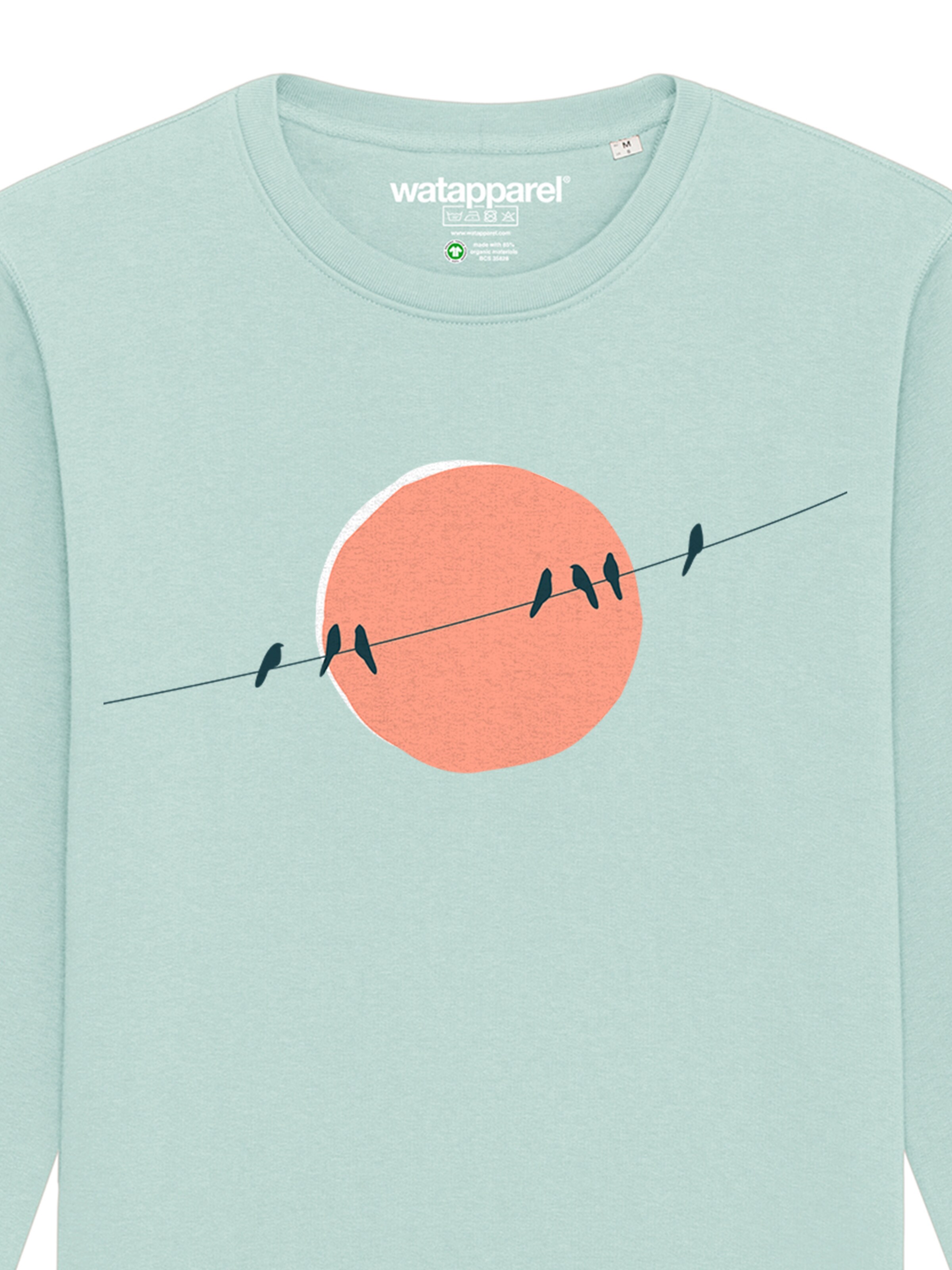 Watapparel Sweatshirt 'Countryside 01' in Blauw