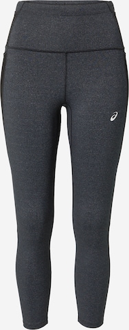 ASICS Skinny Workout Pants 'DISTANCE SUPPLY' in Black: front