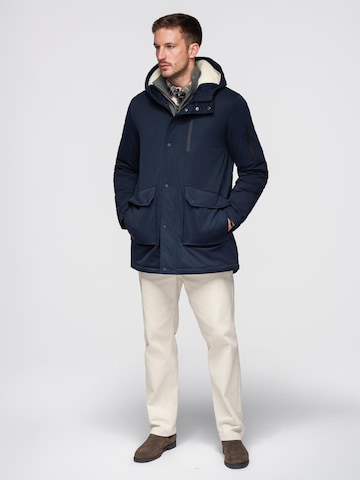 Ombre Tussenparka in Blauw