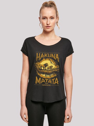 T-shirt 'Disney Der König der Löwen Hakuna Matata' F4NT4STIC en noir : devant