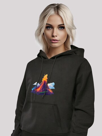 Sweat-shirt 'Vulkanausbruch' F4NT4STIC en noir