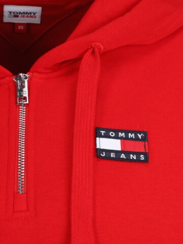 raudona Tommy Jeans Megztinis be užsegimo