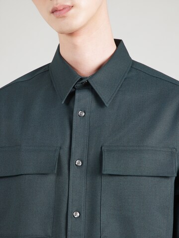 Calvin Klein Regular fit Button Up Shirt in Green