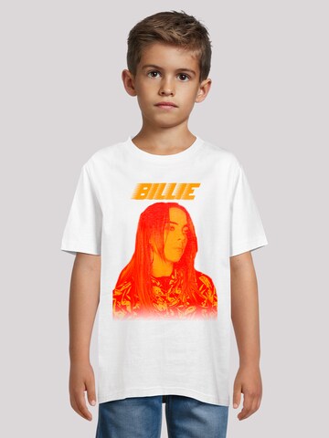 T-Shirt 'Billie Eilish' F4NT4STIC en blanc : devant