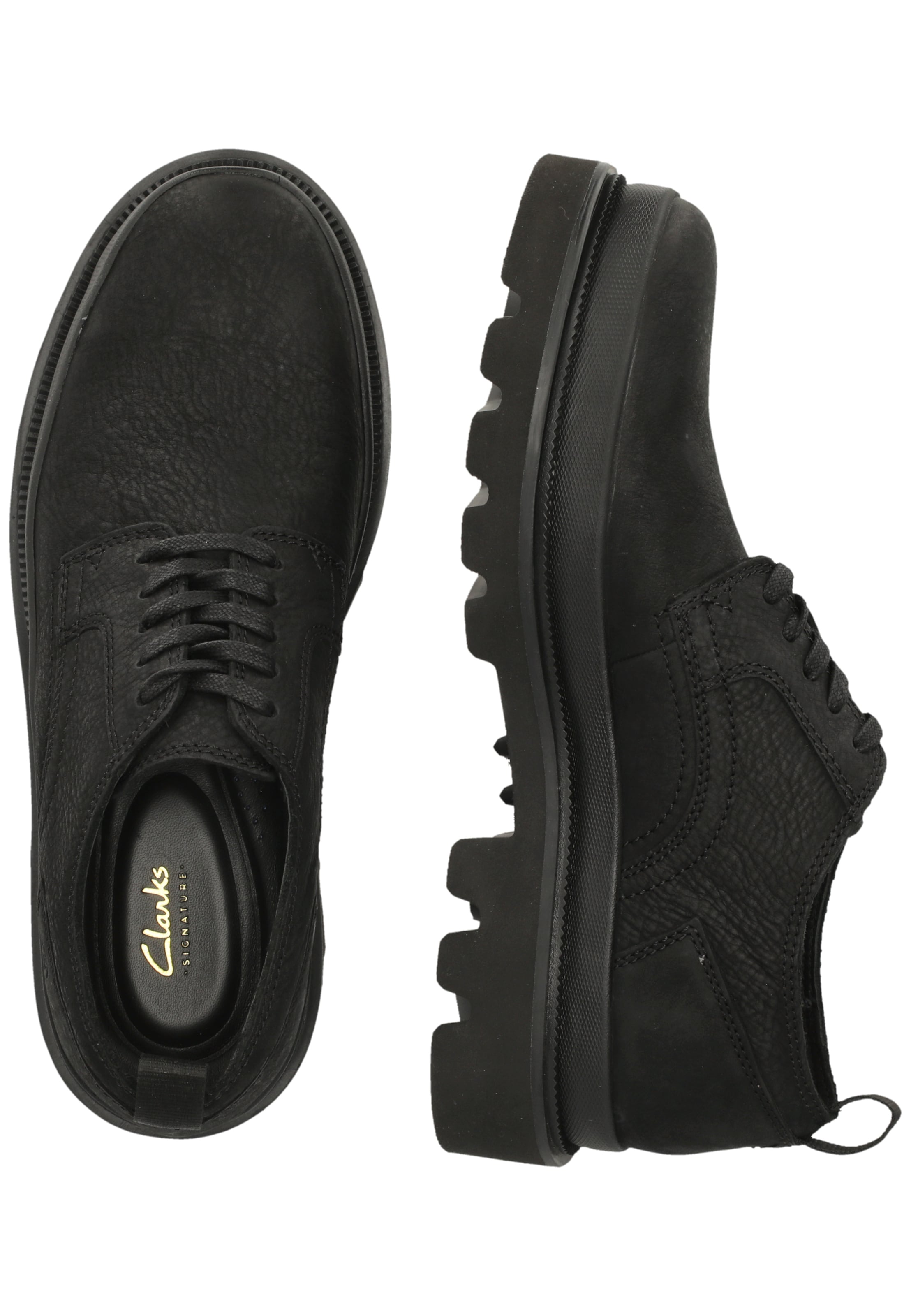 CLARKS Lace-up shoe 'Badell Lace' in Black