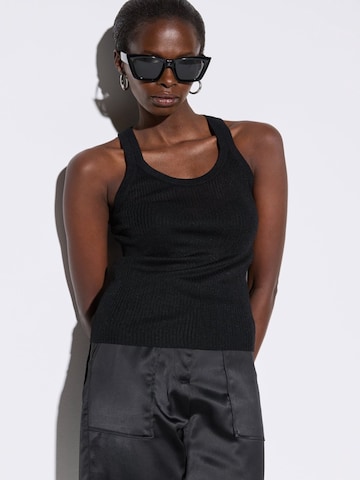 No Matter What Blouse in Zwart: voorkant