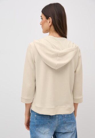 CECIL Sweatjacke in Beige