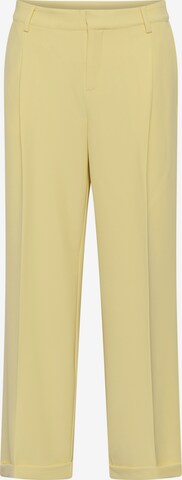 Pantalon 'CUnalina Clara ' CULTURE en jaune : devant