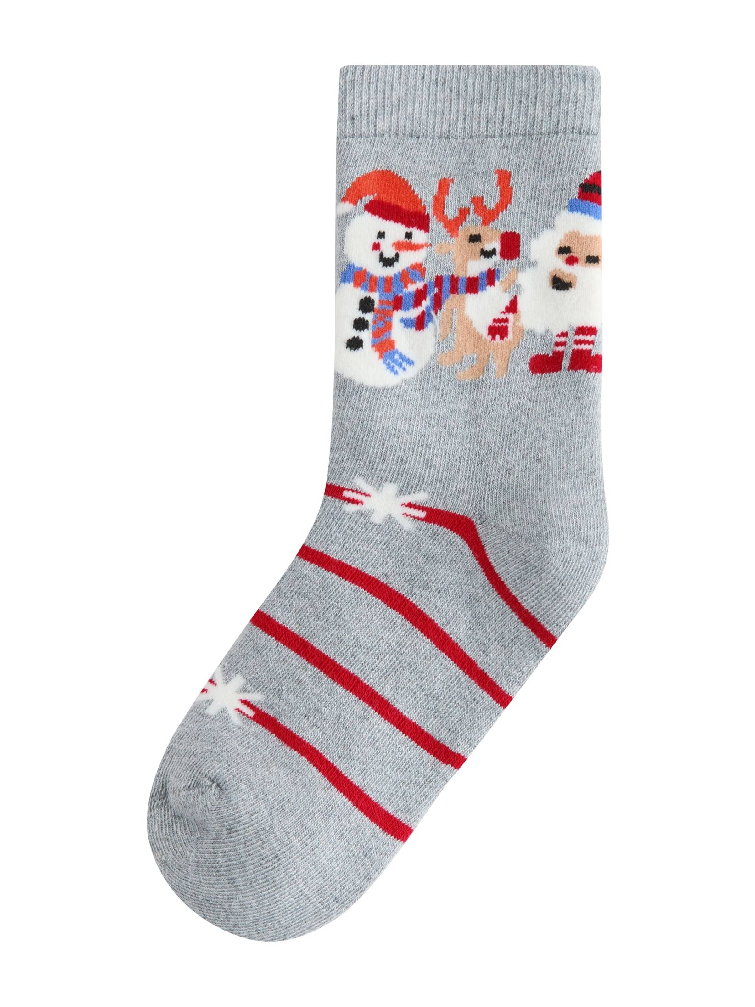 Chaussettes 'Christmas' Next en gris