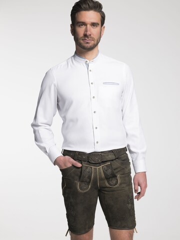 SPIETH & WENSKY Comfort fit Klederdracht overhemd 'Demetrius' in Wit: voorkant